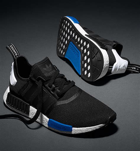 adidas nmd blue and black